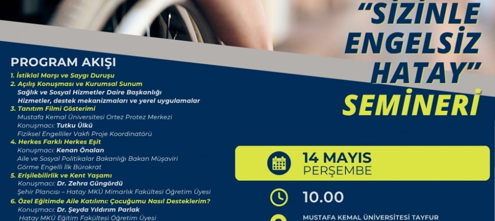 HBB’DEN “SİZİNLE ENGELSİZ HATAY SEMİNERİ”