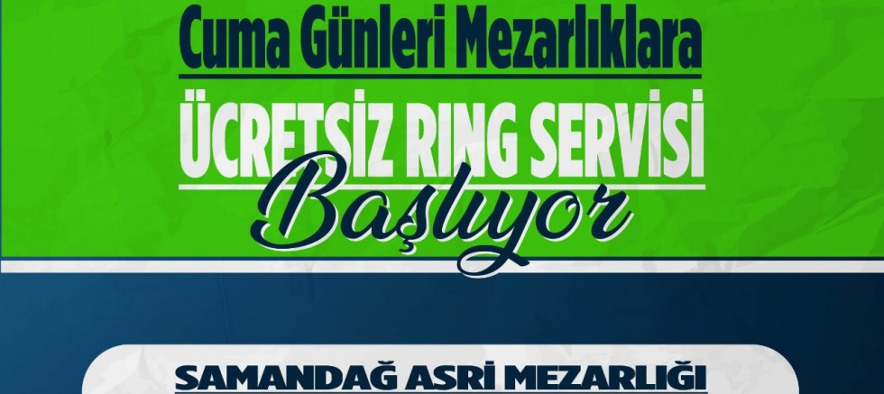 HBB’DEN VATANDAŞLARA ÜCRETSİZ MEZARLIK ULAŞIM HİZMETİ