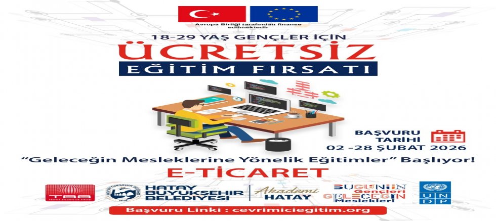 AKADEMİ HATAY’IN E-TİCARET EĞİTİM BAŞVURULARI BAŞLADI