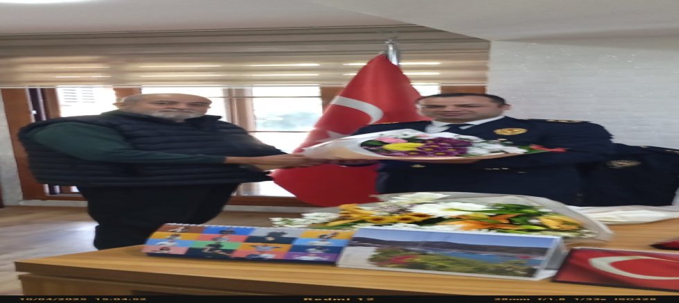 ARSUZ GAZETECİLER  CEMİYETİNDEN EMNİYET MÜDÜRÜ HASAN GÜN’E ANLAMLI ZİYARET 