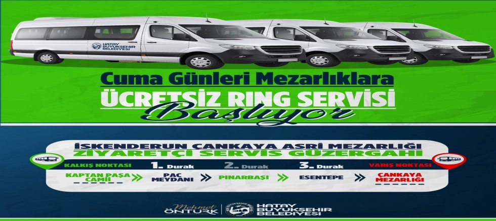 HBB’DEN VATANDAŞLARA ÜCRETSİZ MEZARLIK ULAŞIM HİZMETİ