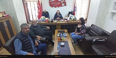 ARSUZ GAZETECİLER  CEMİYETİNDEN EMNİYET MÜDÜRÜ HASAN GÜN’E ANLAMLI ZİYARET 
