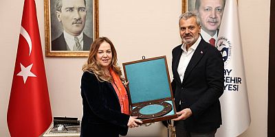 BAŞKAN ÖNTÜRK BÜYÜKELÇİ KADZADEJ'İ VE AA GENEL MÜDÜRÜ KARAGÖZ’Ü MAKAMINDA AĞIRLADI